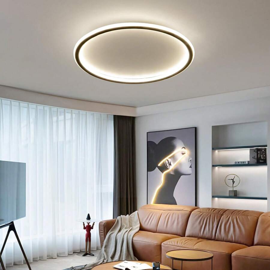 15.7-Inch Round Recessed Ceiling Light, Switchable Color Temperature 3000K/4500K/6500K, Sturdy And Durable, Detachable, Suitable For Living Rooms, Bedrooms, Kitchens, Attics, Hallways, And Balconies. Category: Ceiling Lights - 15,7 inch - Xem 1