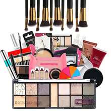 Complete Makeup Kit For All Skin Types With Toiletry Bag - Màu be - Xem 1