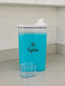 Decorated Soap Dispenser Organizer Holder 2.3L - 白色 - 查看 3