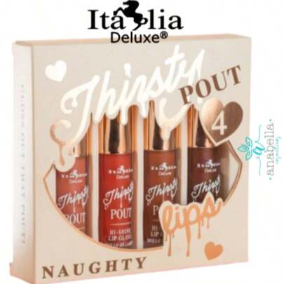 THIRSTY POUT LIP GLOSS ITALIA DELUXE | BRILLO INTENSO Y LABIOS JUGOSOS