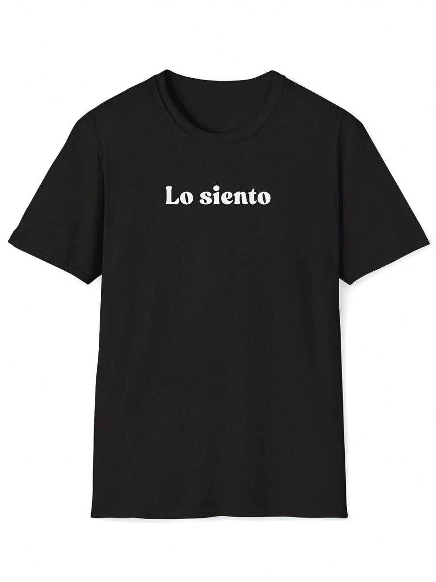 Lo Siento Shirt, Spanish Tshirt, Spain Shirt, Spanish Quote Shirt, Spanish Sayings, Spanish Slogan Tee, Minimalist Shirt, Statet Tee,This Fun Printed Casual T-Shirt Is The Perfect Gift For Valentine's Day/Christmas - 款式13 - 查看 1