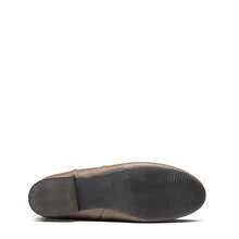 Women's Wide Calf Knee High Boots Fur Lined Side Zipper Fall Winter Boots - 卡其色 - 查看 5