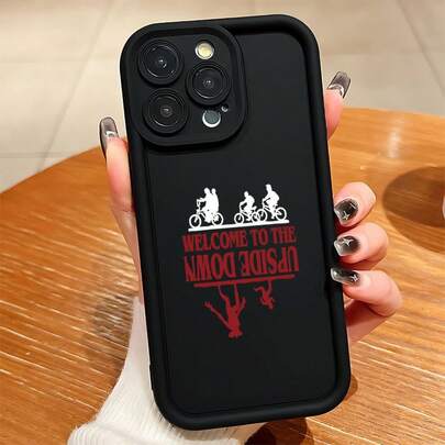 Funda de Teléfono con Patrón de Historias Extrañas para iPhone 7/7Plus/8/8Plus/11/11Pro/11Promax/12/12Pro/112Promax/13/13Pro/13Promax, Material Suave, Protección Antigolpes y Antideslizante, para iPhone14/14Pro/14Plus/14Promax/15/15Pro/15Plus/15Promax/X/Xs/Xr/XsmaxFunda con impresión HD Funda resistente con diseños únicos