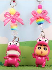 CRAYON SHINCHAN Crayon Shin-Chan Official Matching Pairs Series A Pair Of Adorable Cartoon Keyrings, Mobile Phone Chains, Pendants, And Earphone Charms Creative Little Gifts - Multicolor - View 9