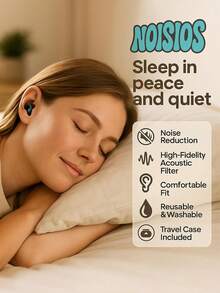 1 Paar wiederverwendbare Silikon-Ohrstöpsel, geeignet zum Schlafen und Schwimmen - 35dB Lärmreduzierung, geeignet für Schnarchen, Studium, Konzerte und Gehörschutz, Reisezubehör, Schulgebrauch, Studentenbedarf (enthält 3 zusätzliche Paar Ohrstöpsel - insgesamt 4 Paar + 1 Aufbewahrungsbox)