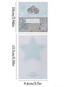 10张可爱卡通字母明信片，3英寸韩流照片卡，女孩装饰卡，照片卡夹 - 彩色 - 查看 6