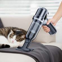 SUITU Car Vacuum Cleaner | Foldable Brushless Mini Vacuum | Portable Home Vacuum | 3-Speed Adjustable Handheld Vacuum Equipped With An 11.1v 2000mah Lithium-Ion Battery, Featuring Dual Suction And Blowing Functions. Ideal For Wet And Dry Cleaning, Home Cleaning, Office Cleaning, Pet Hair Removal, And Deep Car Cleaning.