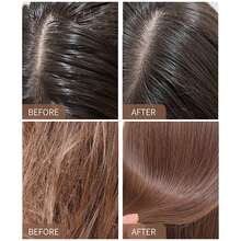 巴塔纳油洗发水和护发素套装，滋养秀发，保湿柔顺，抚平毛躁，令秀发丝滑亮泽，深层清洁，保湿柔顺秀发，增强头发弹性，天然护发素，适合所有发质。 - 咖啡棕 - 查看 2