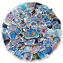 56/112pcs KPOP Stickers, Cartoon Tiger & Devil Stickers, Waterproof Bottle Notebook Stickers, Notebook, Diary, Guitar, Skateboard Stickers, Anime Series - Multicolor - View 9