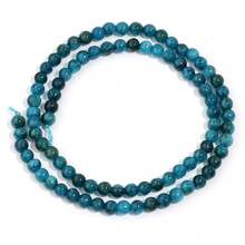 1 件天然磷矿珠 4/6/8/10/12 毫米,时尚手工 DIY 散珠,适用于手链、项链、珠宝、手机链、钥匙链、批发珠子 - 磷灰石 - 查看 8