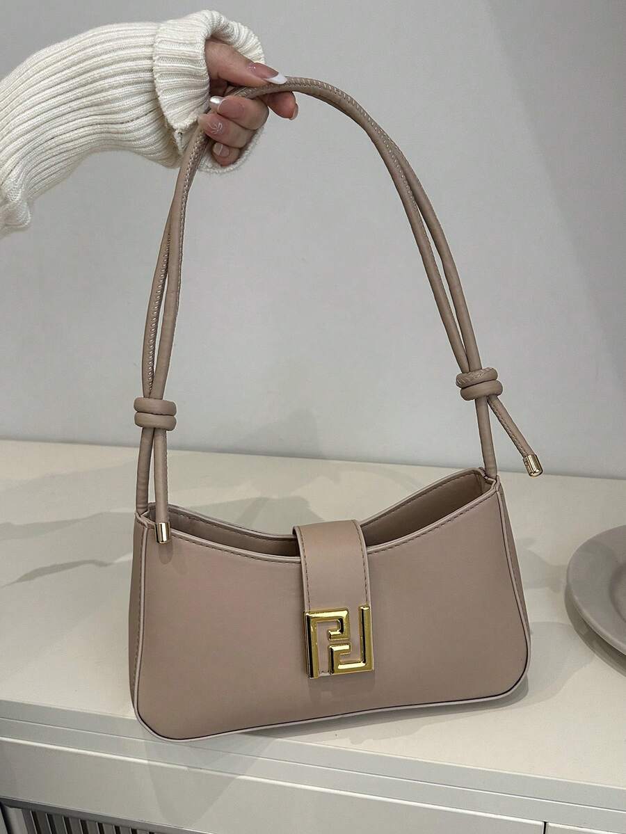 New Luxury Solid Color Versatile Women Shoulder Bag