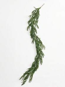 MEHELANY 3/2/1件 7英呎人造綠色松針花環，逼真觸感諾福克松花環，適用於餐桌、壁爐架、節日居家室內/室外裝飾、地板裝飾、家居裝飾、花環、藤蔓 - 綠色 - 查看 9