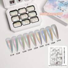 AiFer Bộ 9 màu sơn gel chấm bi, độ bão hòa cao, màu gel bán đặc phổ biến, thích hợp cho các tiệm làm móng. - Nhiều màu - Xem 31