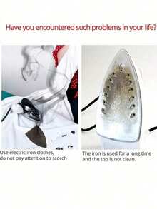 1 件装优质耐用熨斗保护罩，耐热易安装蒸汽熨斗保护罩，1 件装优质耐用熨斗保护罩，耐热防烫蒸汽熨斗保护罩，易于安装的织物收纳保护罩，适用于所有织物，家用洗衣房和衣橱必备，家用及小型企业日常熨烫保护工具