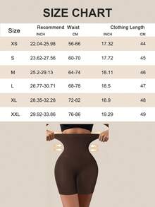 高腰收腹塑形内裤 无痕塑形内裤 束腰提臀塑身短裤 瘦身紧身裤 女士平腹提臀提臀内裤 女士内衣塑身衣 - 棕色 - 查看 10