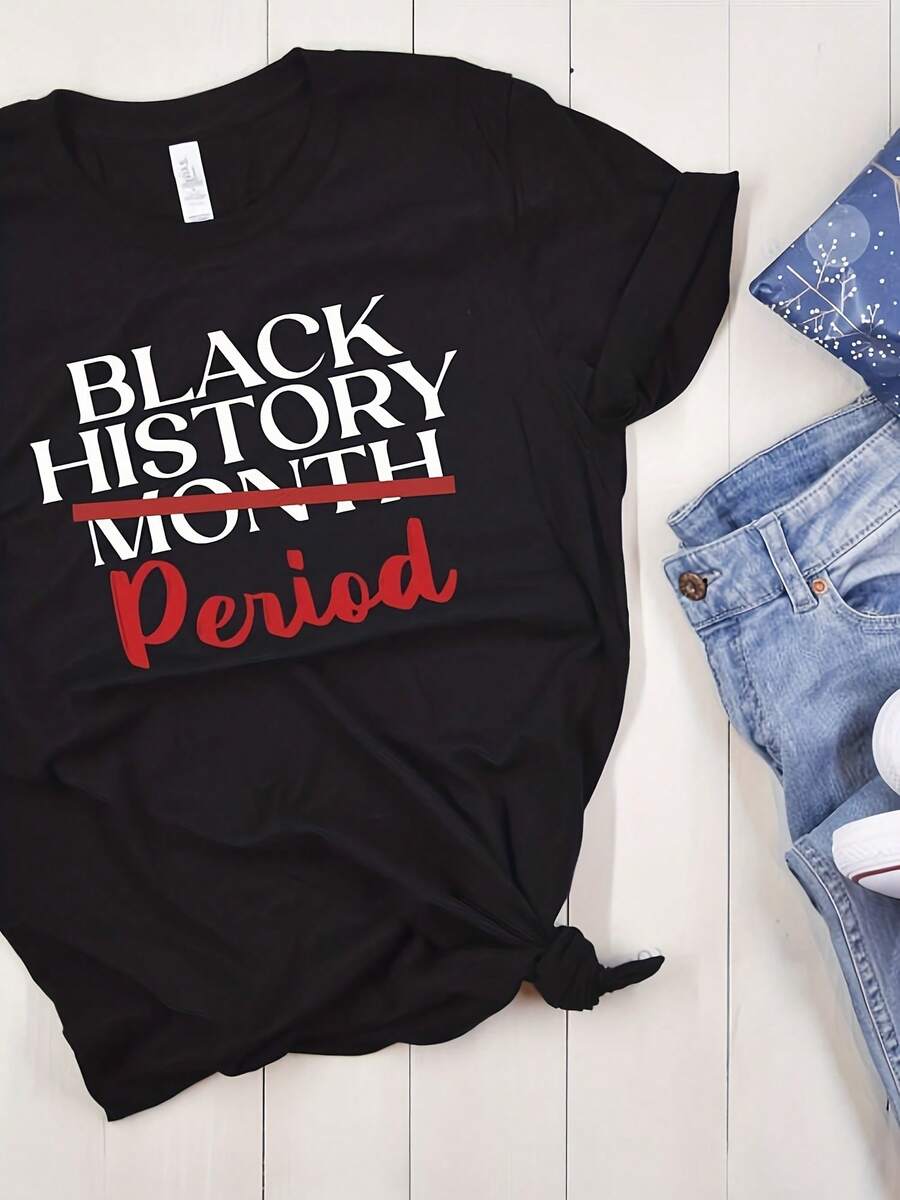 Month Period T-Shirt Shirt,This Fun Printed Casual T-Shirt Is The Perfect Gift For Valentine's Day/Christmas - 款式29 - 查看 1