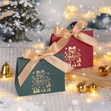 5/20 chiếc hộp đựng quà bánh quy ăn nhẹ; hộp đựng quà tráng miệng chủ đề quà tặng Giáng sinh, hộp đựng quà kẹo Giáng sinh. - che phủ sóng - Xem 6