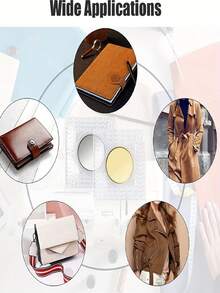 10/20/40pcs Hidden Magnetic Snap,Invisible Magnets Sew In PVC For Thin FabricsInvisible Magnetic Buckles, 1cm/0.39in Metal Stitching Accessories, Suitable For Bags, Clothing, Curtains, Sofa Covers, Hidden Round Magnetic Fasteners With Stronger Magnet, Magnetic Buckle