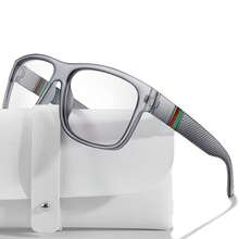 1副时尚变色太阳镜，UV400防护，适合跑步、骑行、钓鱼、露营、徒步等户外活动，配有眼镜盒，男女通用 - 彩色 - 查看 11