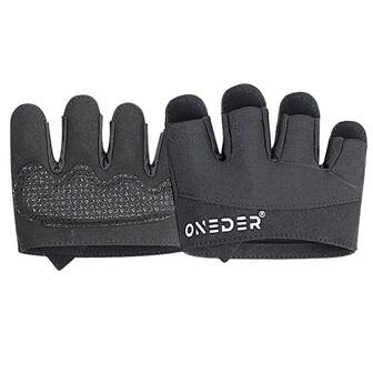 1 Pair Half Finger Anti-Slip Fitness Gloves, Unisex Sports Protection Gloves For Cross Training, Hanging, Pull-, Weightlifting And More - Protect Your Palm, Improve Your Grip,Black Gloves Gym Accessories, Sport, Gym, Home Exercise, Women's Gym Gloves, Boxing Gloves, Gym Gloves, Gym Gloves, Men's Gym Gloves