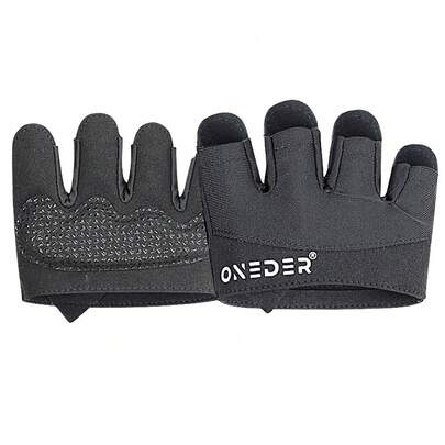 1 Pair Half Finger Anti-Slip Fitness Gloves, Unisex Sports Protection Gloves For Cross Training, Hanging, Pull-, Weightlifting And More - Protect Your Palm, Improve Your Grip,Black Gloves Gym Accessories, Sport, Gym, Home Exercise, Women's Gym Gloves, Boxing Gloves, Gym Gloves, Gym Gloves, Men's Gym Gloves