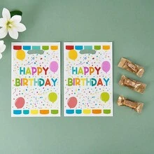 10/30/50 túi quà sinh nhật, túi quà có quai xách, đồ trang trí tiệc sinh nhật tại nhà, vật dụng đóng gói quà tặng đa năng, túi đóng gói sinh nhật, đồ trang trí tiệc sinh nhật - Nhiều màu - Xem 5