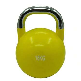 16kg Steel Pro Grade Competition Kettlebell Weight Home Gym Strenth Training