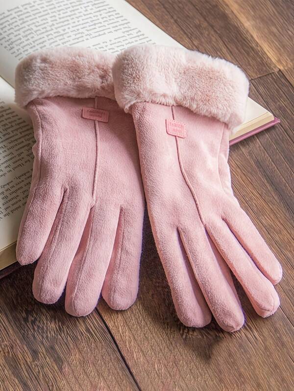 Women's Winter Full Finger Gloves Thermal Touchscreen Gloves Coldproof Ski Gloves Winter Gloves Soft Sports Glove For Outdoor Activities Students Riding Skiing Cold Weather Gear Hiking Outfit Autumn Winter Essential Snow Accessories