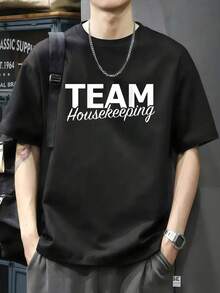 Cleaning Team T-Shirt - Black - View 1