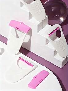 女士迷你手动剃须刀 - 多功能身体脱毛工具，适用于手臂、腿部及其他部位 - 不锈钢刀片，无香型，旅行装，个人护理必备，脱毛工具 | 小巧剃须刀 | 不锈钢刀片，剃须