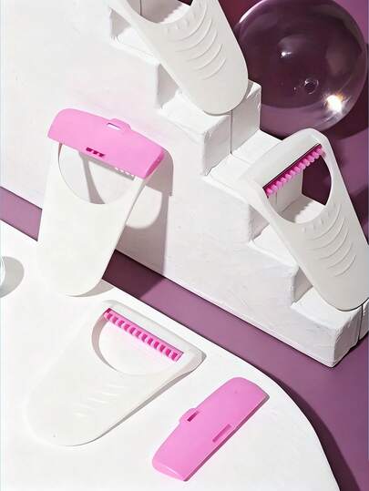 Mini manuell rakhyvel för kvinnor - Multifunktionellt hårborttagningsverktyg för armar, ben och andra områden - Rostfria stålblad, Oparfymerad, Resestorlek, Viktigt för personlig vård, Hårborttagningsverktyg | Kompakt rakhyvel | Rostfria stålblad, Rakning