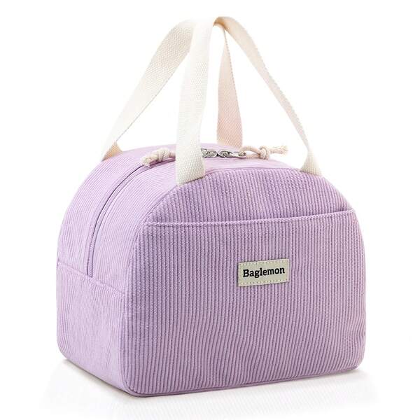 GODWOODS Insulated Black Daisy Lunch Bag For Women Men, Lunch Containers Reusable High Capacity Lunch Tote Bags For For Work Picnic