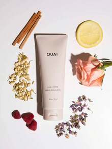 OUAI 卷发定型霜 - 滋润并增强卷发 - 蕴含巴巴苏油、椰子油、亚麻籽油和奇亚籽油 - 不含硫酸盐、对羟基苯甲酸酯、邻苯二甲酸酯和硅酮的卷发增强产品 (236毫升/8液盎司) - 236ml - 查看 10