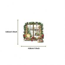 50PCS Christmas Scene Festival Graffiti Stickers Waterproof Transparent PET Stickers For Suitcase Guitar Ipad Phone Case Laptop Cups - Multicolor - View 10