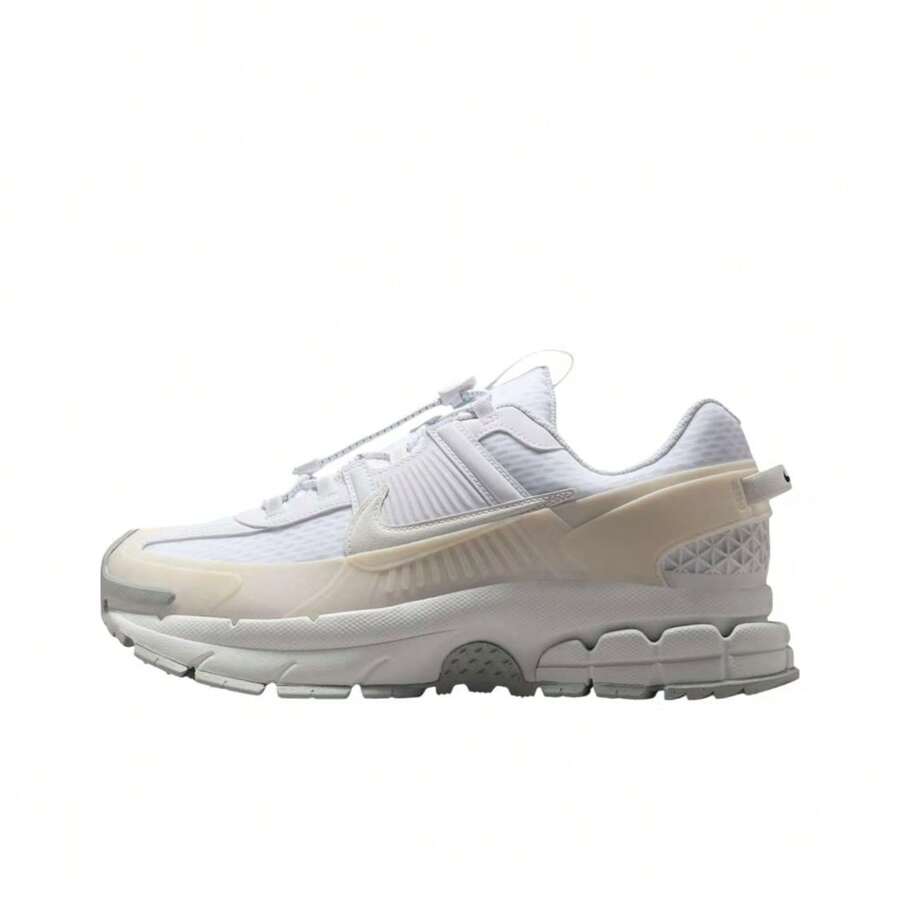 Nike ZOOM VOMERO ROAM Fashionable & Comfortable Mesh Breathable Support Low-Top Casual Running Shoes, Men, White - White - View 1