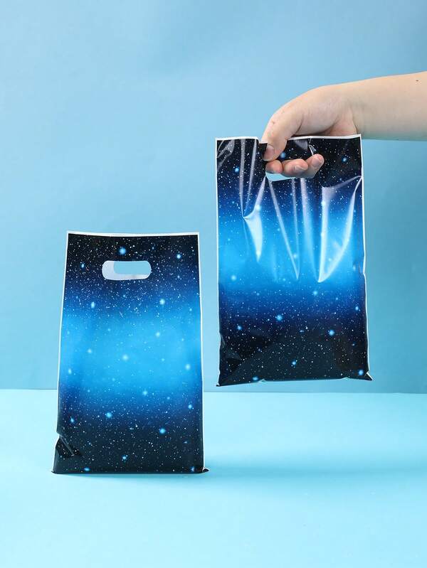10/25/50 Túi quà đêm đầy sao màu xanh đậm, Túi gói quà có thiết kế hình ngôi sao phát sáng và tinh vân, Túi tote, Túi đựng quà tặng tiệc sinh nhật, Túi đựng đồ tiệc đêm đầy sao, Đồ trang trí đám cưới, Quà tặng tiệc cô dâu, Đồ dùng tiệc vũ trụ, Đồ trang trí sinh nhật, Đồ dùng cho người đam mê thiên văn học, Đồ dùng tiệc ngày lễ