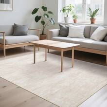 Foldable Modern Area Rug 120 - 240 Cm For Living Room Machine Washable Non-Slip Large Folding Bedroom Rugs For Office Dining Room - 米色 - 查看 6