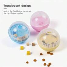 1pc Pet Treat Dispensing Rolling Toy, Interactive Dog Feeder Promotes Mental Stimulation And Dental Health, Training Snack Dispenser