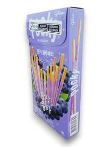 Pocky Blueberry Korean Stick Biscuit Glico 41g - 41克 - 查看 2