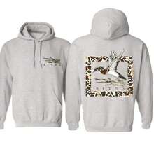 Winter Clothes2025  New Pattern Top Pullover,Stylish  Hunting Hoodie With Flying Duck In Camo Pattern, Perfect For Door Enthusiasts And Casual Wear, Shirt For Women And MenLoose And Comfortablecurve Winter Clothes - 灰色 - 查看 5