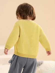 Balabala Jersey de punto unisex para niños BalaOne, suéter suave y acogedor para el invierno de 2025