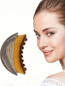 1/2pcs Lymphatic Contouring Face & Body Brush, Facial Lymphatic Drainage Massage Tool, Dry Brushing Face Brush, Chin Contouring Shaper - Multicolor - View 11