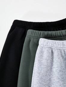 3pcs Girls Letter Print Pants Set