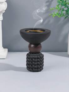 1 Piece/1 Set Modern Solid-Color Resin Cylinder Incense Burner, Which Combines The Functions Of An Exquisite And Stylish Bakhoor Burner And A Minimalist Bakhoor Holder. Arabic Incense Holder,Mabkhara,Aromatherapy Burner,Suitable For Middle Eastern Decoration, It Provides Optional Lid Incense Burner Decoration In Light Luxury, Noble And Elegant Styles. - Multicolor - View 6