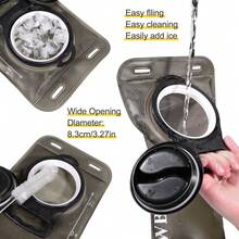 快拆式水袋包 - 多功能水袋收纳袋，适用于跑步、徒步和骑行，耐用防漏设计，提供 1.5L/2L/3L 三种容量可选