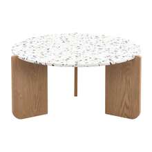 Modern Modular Coffee Table, Side Table, Coffee Table Set For Living Room, Sofa Side Table And Balcony, Set Of 2 - Natural Color - View 10