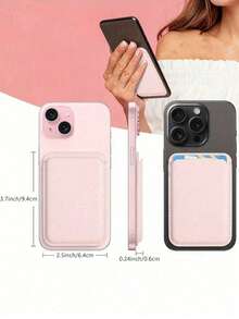 This Upgraded Magnetic SIM Card Holder Features 23 Magnets And Is Compatible With IPhone 16/15/14/13/12 Pro/Pro Max/Plus/Mini. As Part Of A Wallet Accessory Series, This Magnetic SIM Card Holder Has A Long Wallet Design, Making It Suitable For Women. - Multicolor - View 7