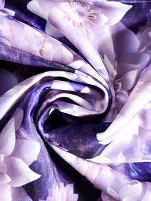 8pcs/Pack Women's Seamless Hipster Panties, Comfortable Fabric, Purple Solid & Heart Cutout Print, Sexy Underwear - Multicolor - View 8