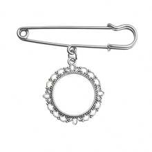 Phụ kiện cưới DIY cá nhân hóa, Mặt dây chuyền ảnh kỷ niệm ngày lễ tùy chỉnh, Trang trí khung ảnh hai mặt - Nhiều màu - Vòng ren - Xem 15