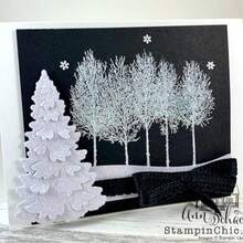 1 pieza Troquelado metálico en forma de árbol de Navidad - Molde de relieve preciso para manualidades de scrapbooking, tarjetas de papel, decoración navideña - Nuevo lanzamiento
